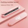 Aluminum alloy Car Temporary Parking Number Board One Click To Hide For VW R Scirocco Beetle Golf Passat Tiguan Sharan Touran  rf89