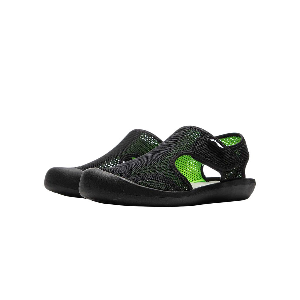 Li Ning Kids Sports Lifestyle Fabric Simple Versatile Casual Fashion Non-Slip Low-Top Sandals Kids Sandals Black YKUV016-1