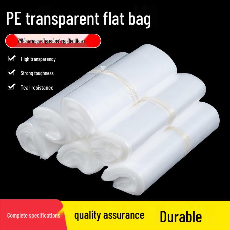 High-Pressure Transparent PE Flat Bags