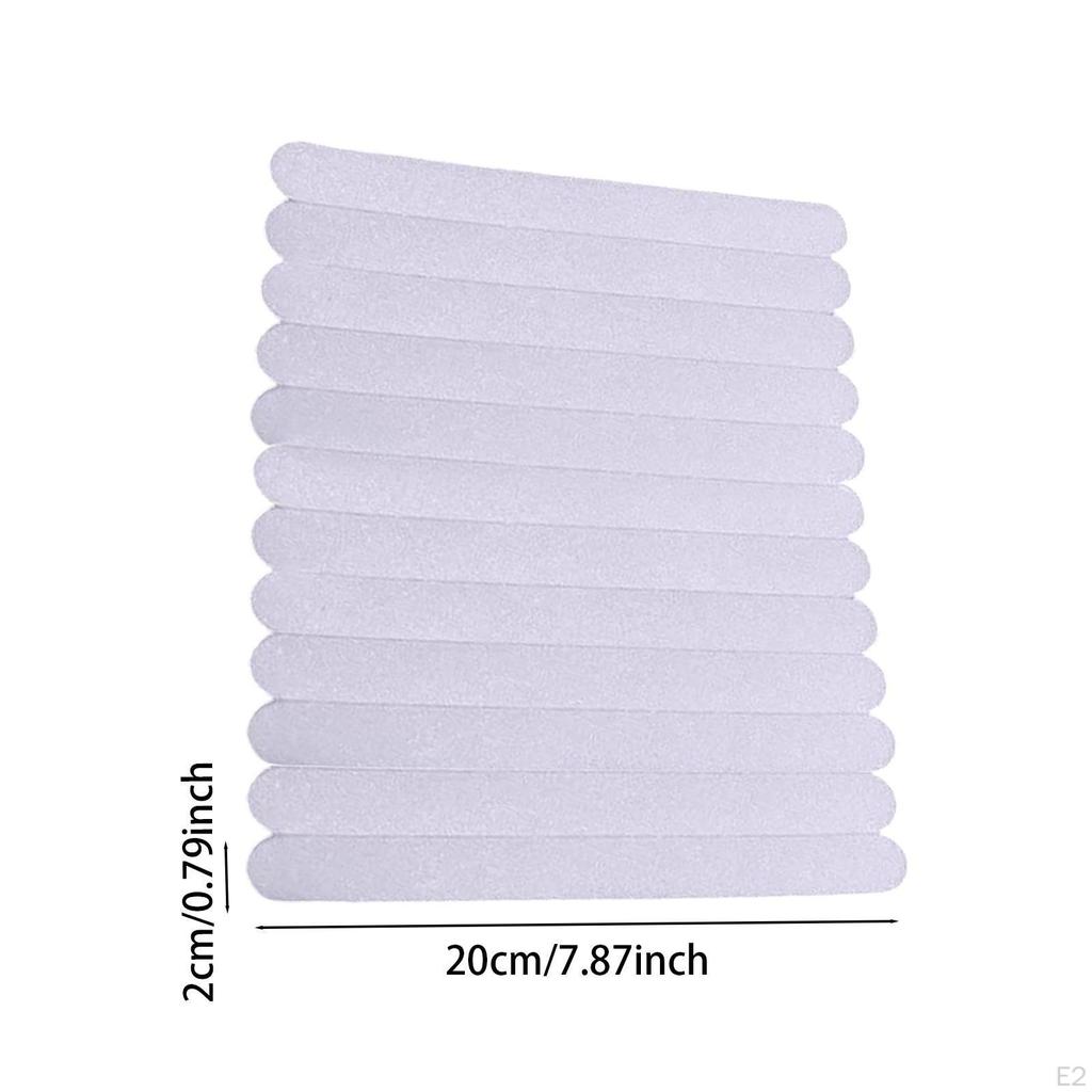 12 stück Snowboard Nicht Rutsch Aufkleber Transparent Beständig Laufflächen Anti Schleudern Mehrzweck