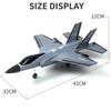 RC Plane 4CH F35 F22 Fighter 2.4G EPP RC Flygplan Lightning Fjärrkontroll Flygplan Warbird flygleksaker för pojkar Barn Barn F935