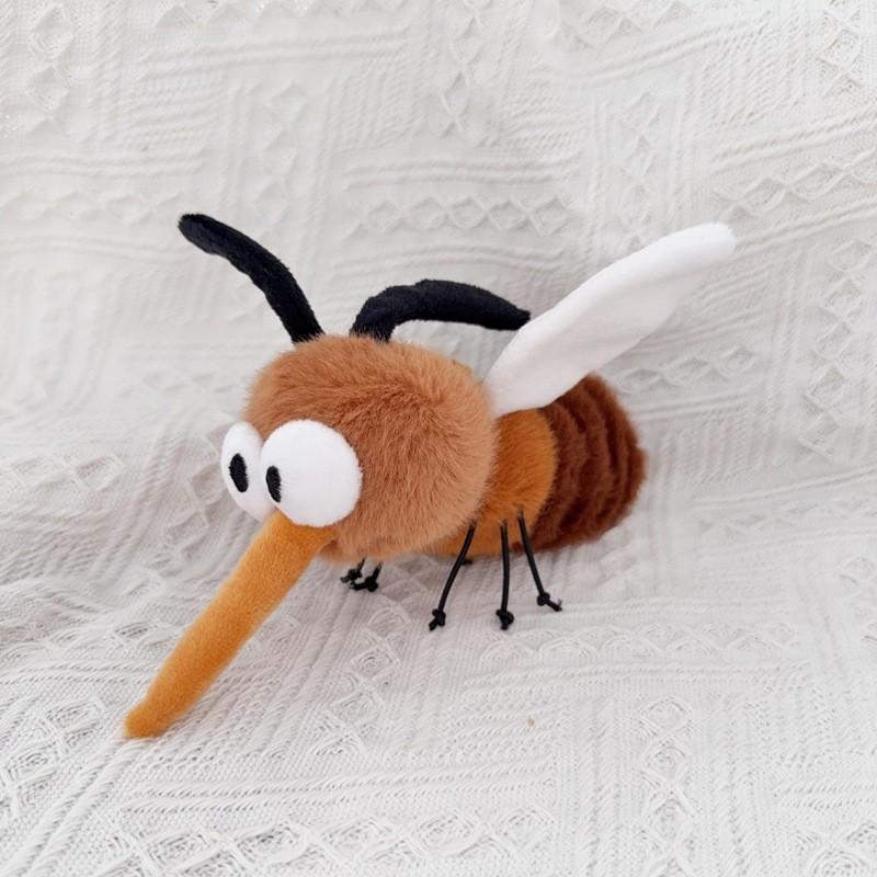 Cute Mosquito Plush With Pp Cotton Filling For Kid Playroom And Gift