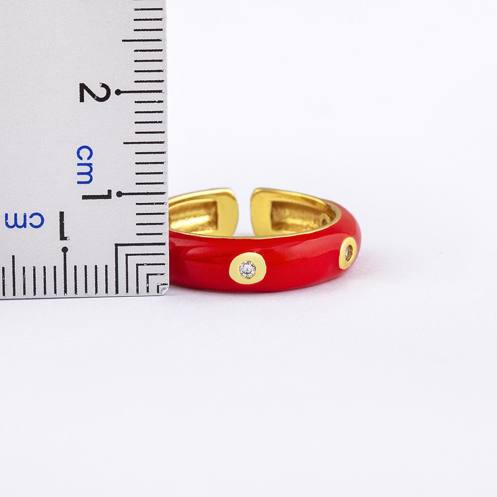 Nidin High Quality Enamel Dripping Oil Candy Colors Open Adjustable Ring Women Girls Fashion Boho Style Jewelry Friendship Gift
