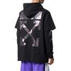 Off-White Ss20 Back Print Religious Motif Layered Hoodie Men Hoodie Black OMAB033S201850041088
