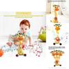 Singing Giraffe Plush Toy With Talking Motion For Kids Gift
