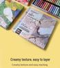 Giorgione Super Soft Oil Pastels Set - 48 Heavy Colors & 24 Macaron Shades