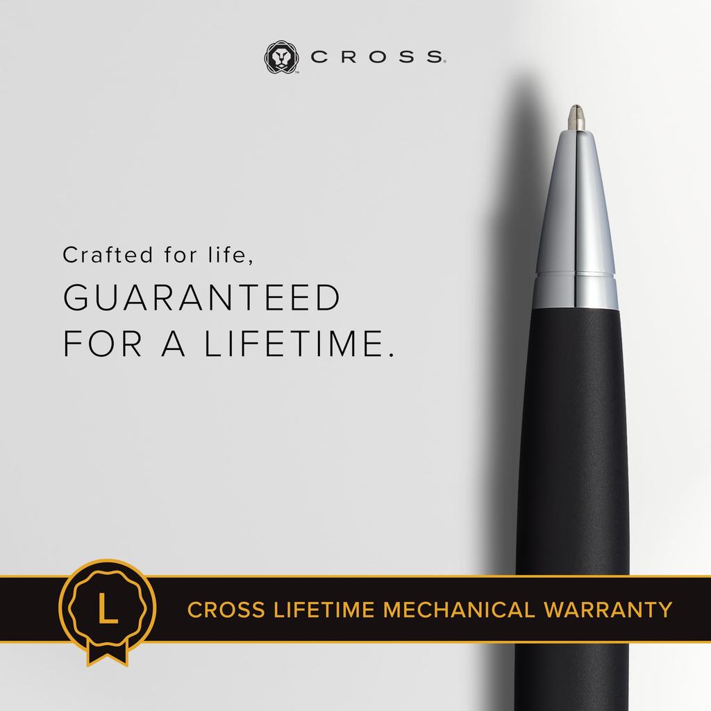 CROSS Cross Ballpoint Pen Oil-Based Karei Matte Black AT0112-14 Genuine Import