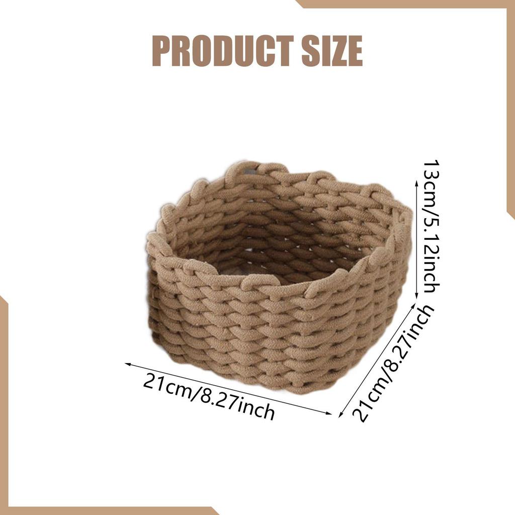 Multipurpose Organiser Box Towel Basket Elegant Container Bin Minimalist Storage Basket for Nursery Makeup Closet Dresser