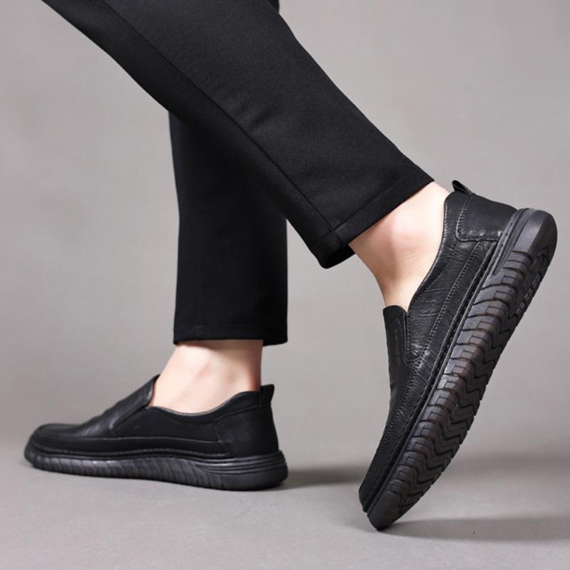 Men Casual Formal Business Shoes Fashion Men's Loafers Leather Flats Classics Driving Shoes Platform Footwear Shoes