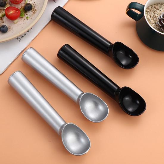 Ice Cream Baller Scoop, Food Grade Aluminum Alloy Scooper with Rust Resistant Ergonomic Handle, Non-Stick Kitchen Tool for Hard Ice Cream, Fruit