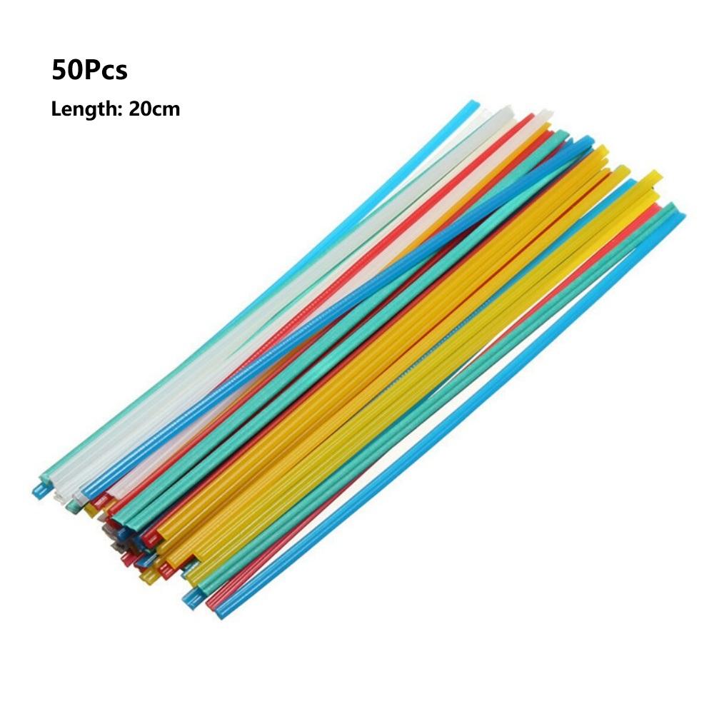 

50pcs Polypropylene PP Welding Rods 2 Strands for bumper repair and washing machines repair white black yellow 20/25/50/100cm
