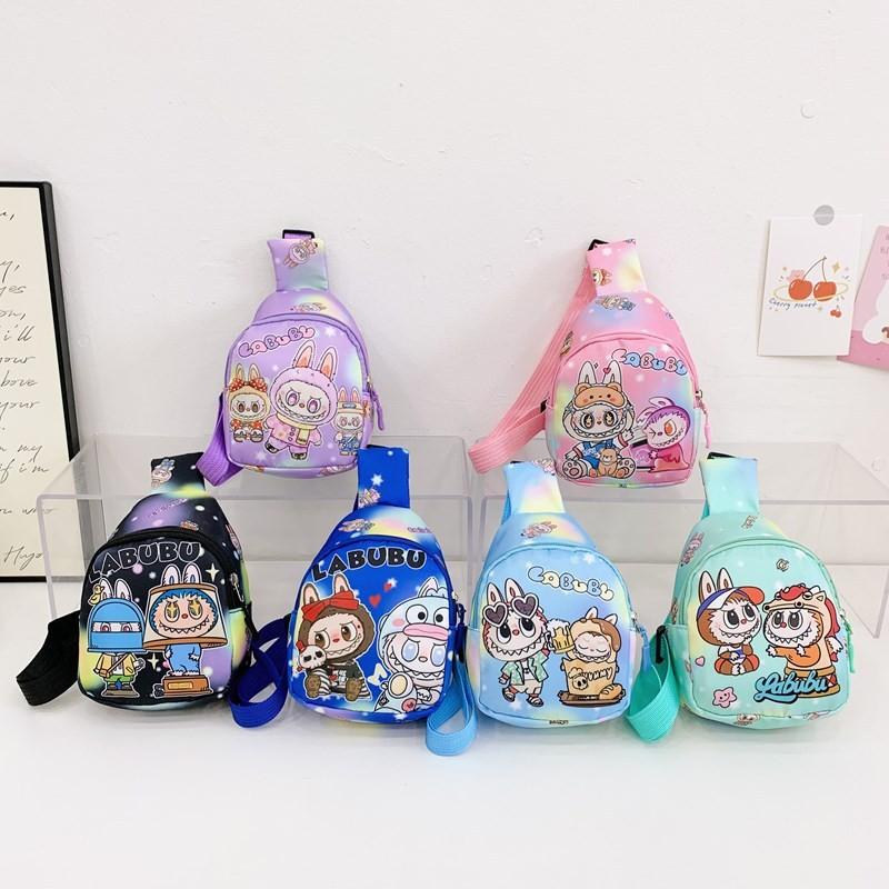 Kids Cartoon Pattern Coin Purse Single Shoulder Crossbody Chest Bag Gift