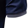 Heren Polo Shirt met Contrasterende Kraag, Korte Mouwen, Effen Kleur