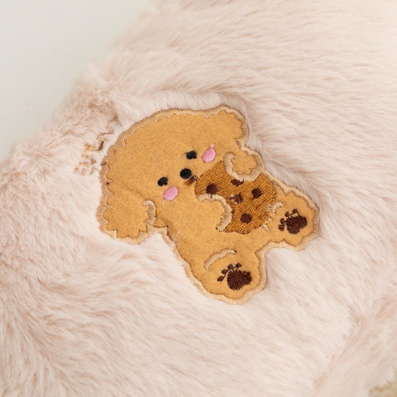 Ins Plush Makeup Bag Women Cosmetic Organizer Bags Cute Bear Travel Wash Bag Girl's Large Capacity Pencil Case Stationery Pouch
