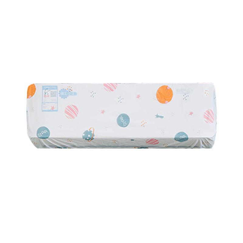 PEVA Indoor Air Conditioner Cover - Waterproof, Dustproof, Moisture-Proof, Wall-Mounted, Original Print, Full Wrap Storage