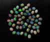 Natural Multi Fire Ethiopian Opal Oval Cabochon Loose Gemstone Lot 10 Pcs 8*10 MM Opal Cabochon For Jewelry Making