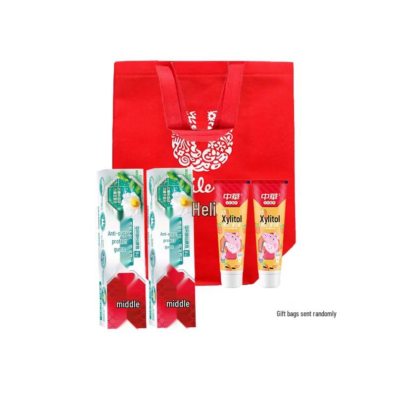 Zhonghua Утренняя Роса Набор Зубных Паст для Взрослых и Детей Подарочный