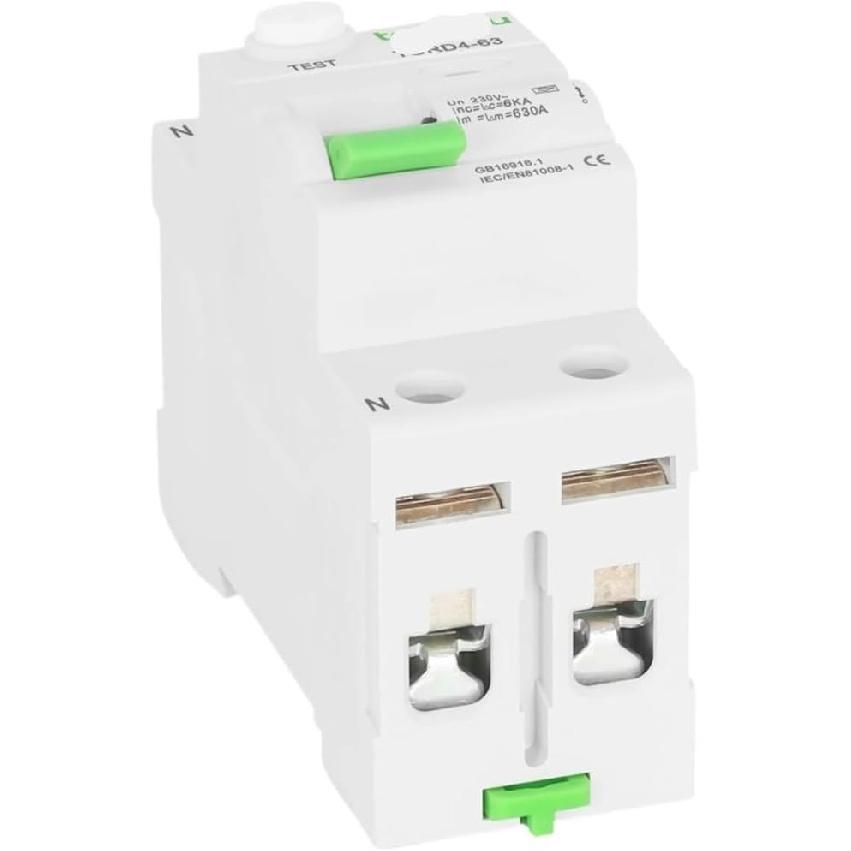 Ein Typ 2P 16A 40A 63A 6KA elektromagnetischer Fehlerstromschutzschalter 100mA Differenzstromschutzschalter(40A)