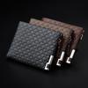 Mens Luxury Fashion Soft Quality Leather Wallet Credit Card Holder Purse Black with Zip