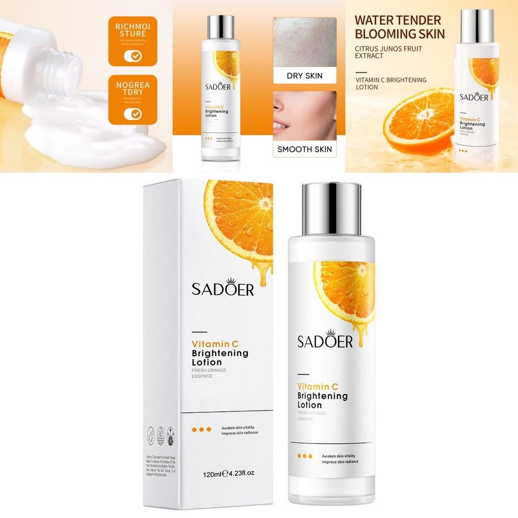 Sadoer Vitamin C Brightening Moisturizing Lotion Hydrating Skin Care Solution 120ml