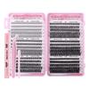 8-16Mmdiy Single Tuft Of False Eyelashes, Natural Thick D-Curve Segmented Grafting Eyelashes