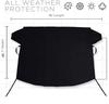 Winter Car Front Windshield Half Cover: Sunscreen, Rainproof, Heat Insulation, Thickened Shield
