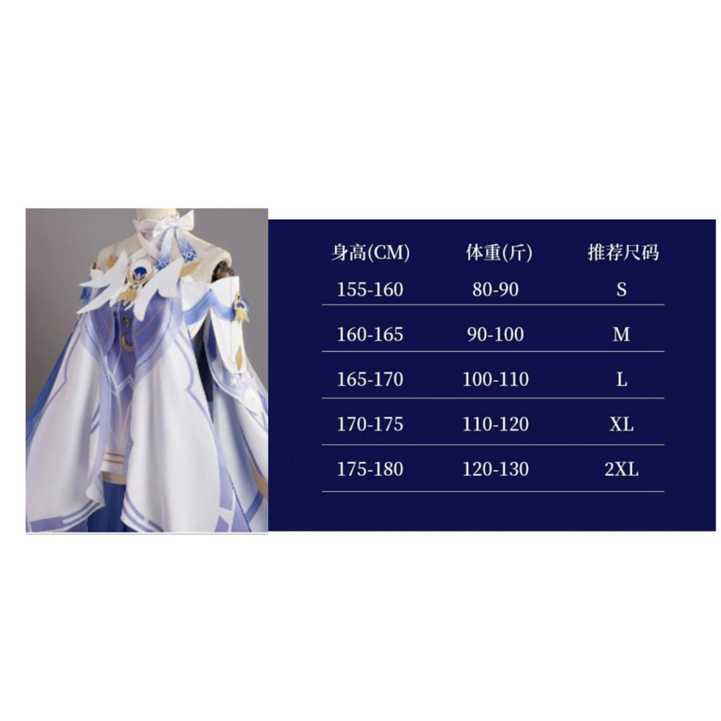 Spiel GenshinImpact Damselette Columbina Cosplay Kostüm Outfits Halloween Karneval Party Rollenspiel Uniform Perücke für Damen