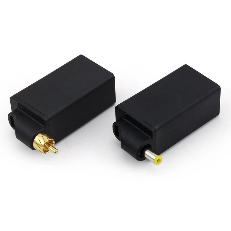 Professionelle Mini-Tattoo-Batterie, kabellose Stromversorgung, 2000 mAh, RCA/DC-Kabel, 0,1 V, präzise Einstellung