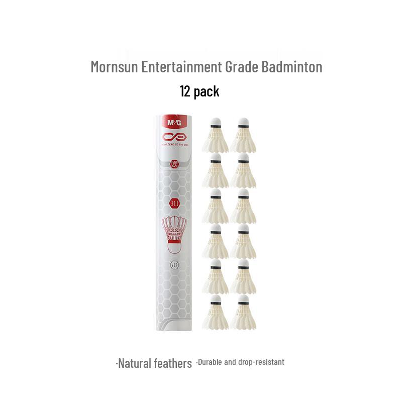 

M&G AST09311 Badminton Shuttlecocks (12-Pack)