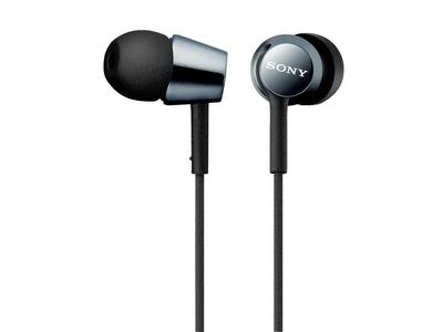 Sony Słuchawki MDR-EX150: Douszne, Czarne, MDR-EX150 B