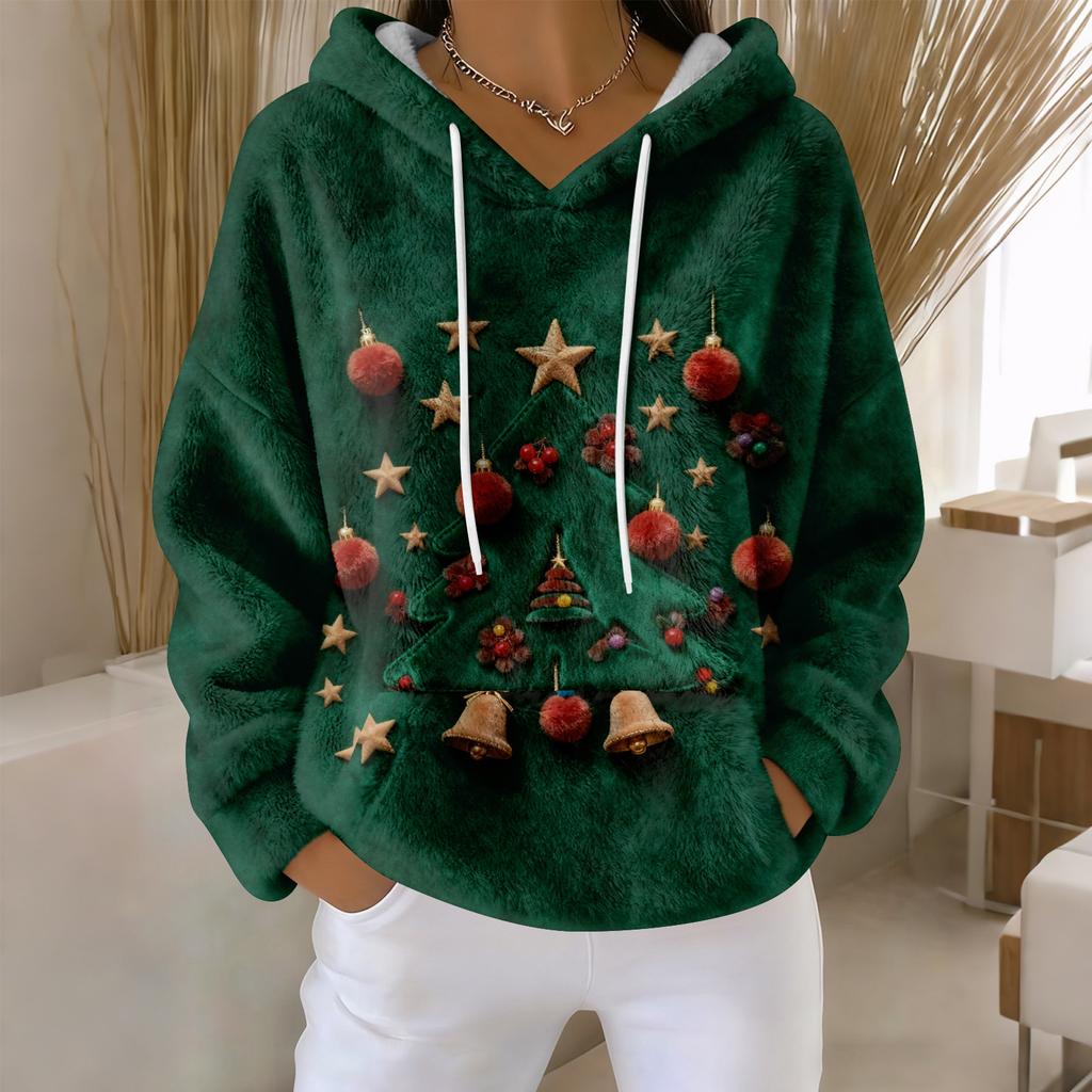 Hoodies For Women Oversized Winter Plush Cute Sweatshirts Pullover Trendy Fall Winter Clothes
