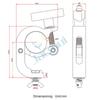 10PCS Aluminum Alloy Tigger O-Clamp Fixture Hanger Safely Secure Truss Fixtures Fit for 48-51mm 250KG Par Light Truss Clamp Hook