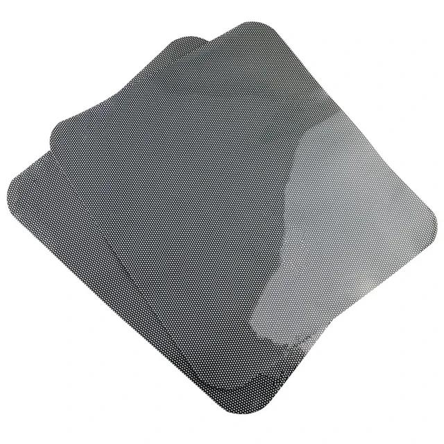 1/2Pcs DIY Car Stickers  42x38cmSun Shades Sun Protection Window Cover Black PVC Sunshade Side Window Shield with Small Holes