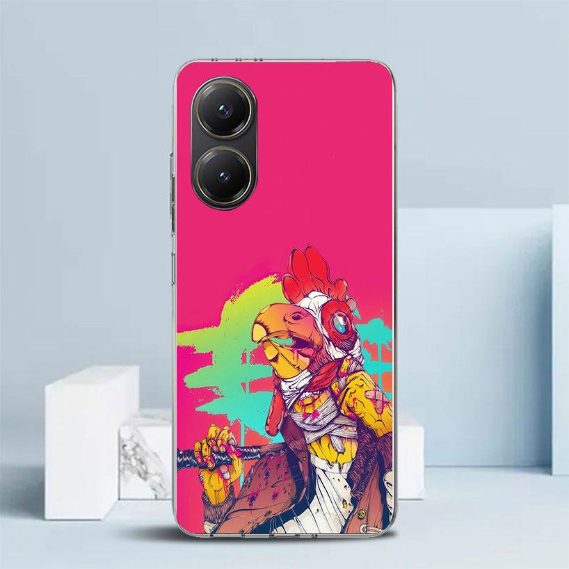 Game Hotline Miami Soft Cover for Xiaomi Poco F7 Ultra X7 X6 X5 Pro M7 Phone Case Redmi 15 15C 13 13C 12 12C 10 10C Print Shell