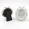 4Pcs Vintage Baroque Oval Photo Frame Mini Resin Picture Display Frame Home Bedroom Desktop Wedding Family Photo Holder Decoration