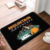 Outdoor Camping Doormat Mountain Adventure Decorative Mat Non-Slip Indoor/Outdoor Entryway Rug for Home Camping Lover Gift