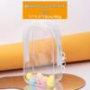 19cm Transparent Doll Stroller Bag - Fashionable, Waterproof PVC, Dustproof, Display Bag for Blind Box Dolls.