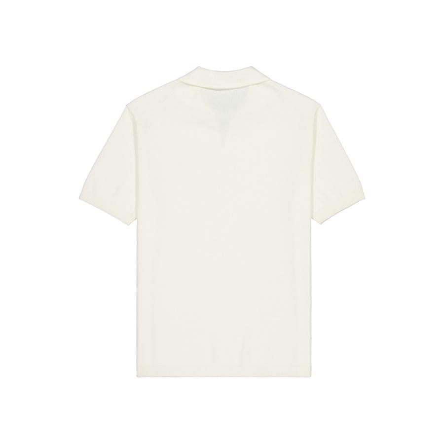 New Balance Polo Shirt Unisex Ivory White NFE28053-IV