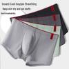 FENTENGCARE Men's Ice Silk Seamless Boxer Briefs