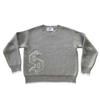Women's Black Loose Knit Pullover Sweater with Round Neck - European and American Street Style, Casual Long Sleeve Top.
