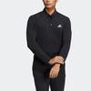 Adidas Quick-Dry Golf Long Sleeve Polo Shirt Men tops Black HT0061
