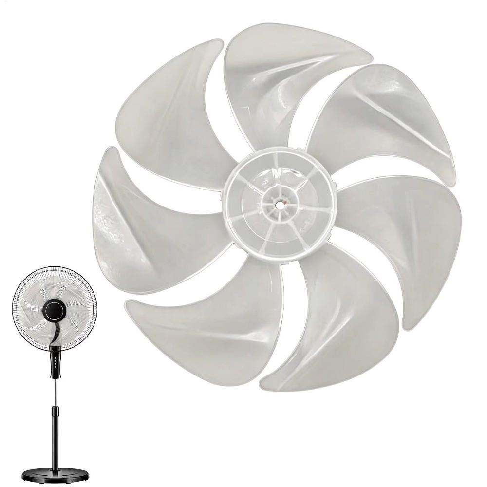 Silent Rotate Fan Blade Part 12 Inch 7-Blade Fan Replace Gear Stand Fan Repair