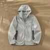 Men's Tri-Color Hooded Zip-Up Jacket - 2024 Spring/Autumn Collection, Breathable & Casual Sportswear