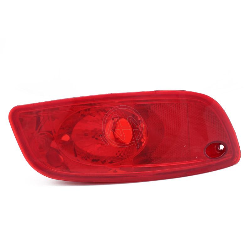 Car Rear Bumper Reflector Lights for Hyundai Santa Fe (CM) 2007 2008 2009 Pre-facelift Tail Fog Light Housing Red Lens 1pcs Left Side