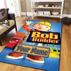 Bob Builder Theme Custom Name Carpet Rug For Living Room Bedroom Home Sofa Decoration Kids Play Nonslip Floor Mat