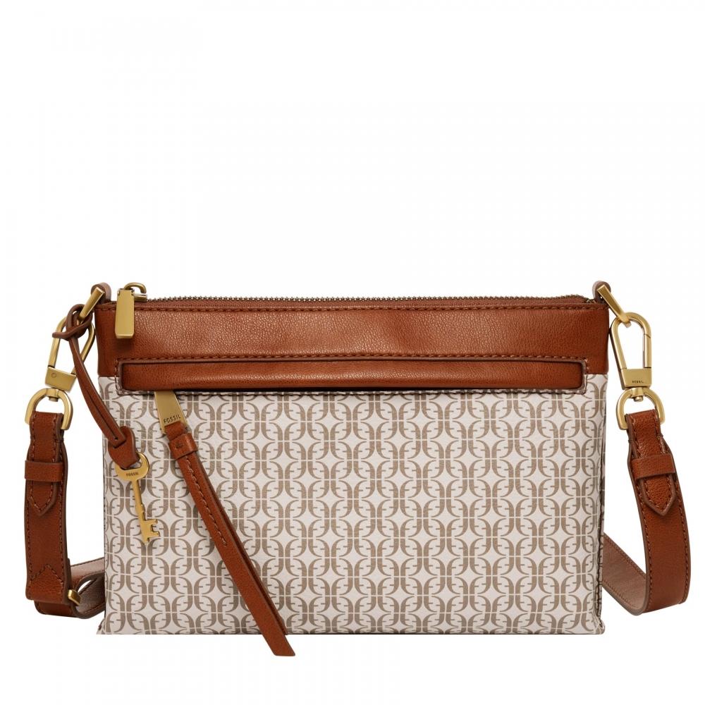 

Fossil Women s Kiera Printed PVC Small Crossbody