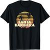 Santa Barbara California Retro Vintage Sunset T-Shirt