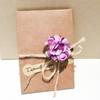 Creative Birthday Message Card Vintage Postcard DIY Flower Greeting Cards