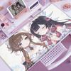 Anime Cute Columbina Mousepad Non-slip Rubber Gaming Genshin Impact Mouse Pad Keyboard Mat Computer PC Laptop Pad XXL Desk Mat