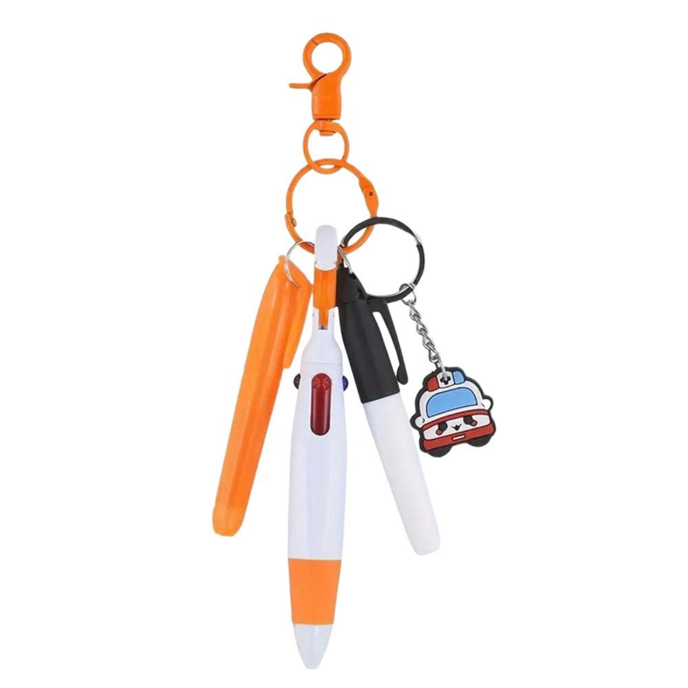 Detachable Ballpoint Pen With Keychain Backpack Hanging Marker Pendant Nurse Pen Gift